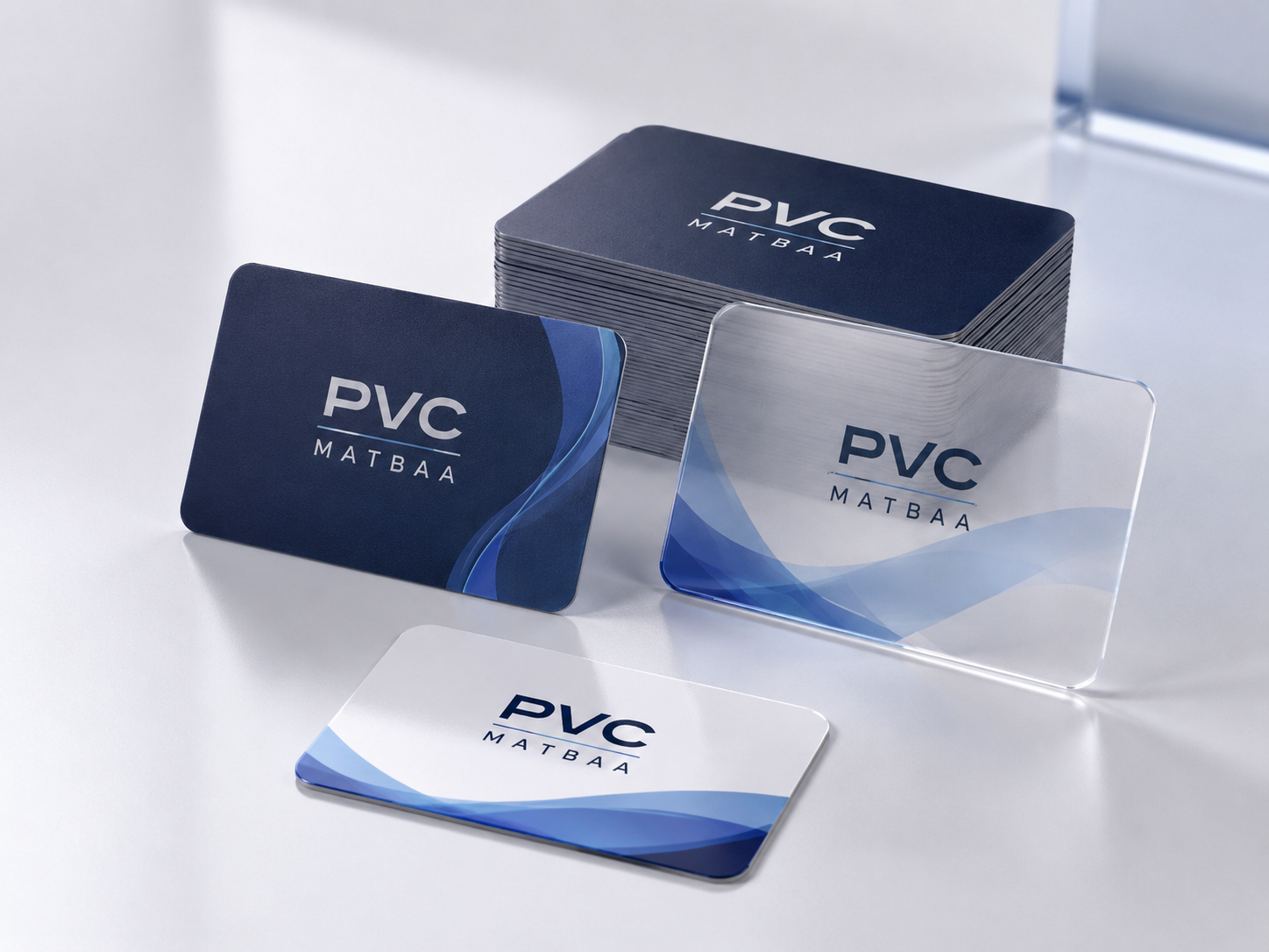 Plastik Kartvizit - Mat, Parlak ve Şeffaf 760 Mikron PVC